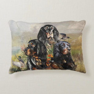Gordon Setters , Vogelleidenschaft , Kunst Dekokissen