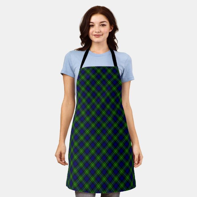 Gordon tartan blue kariert schürze (Getragen)