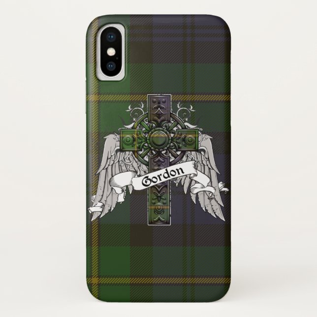 Gordon Tartan Cross Case-Mate iPhone Hülle (Rückseite)