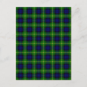 Gordon-Tartan Postkarte