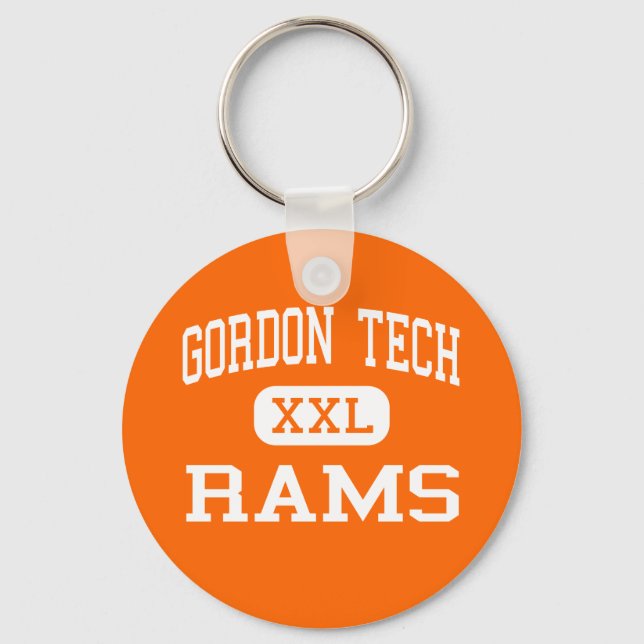 Gordon Tech - Rams - High - Chicago Illinois Schlüsselanhänger (Vorderseite)
