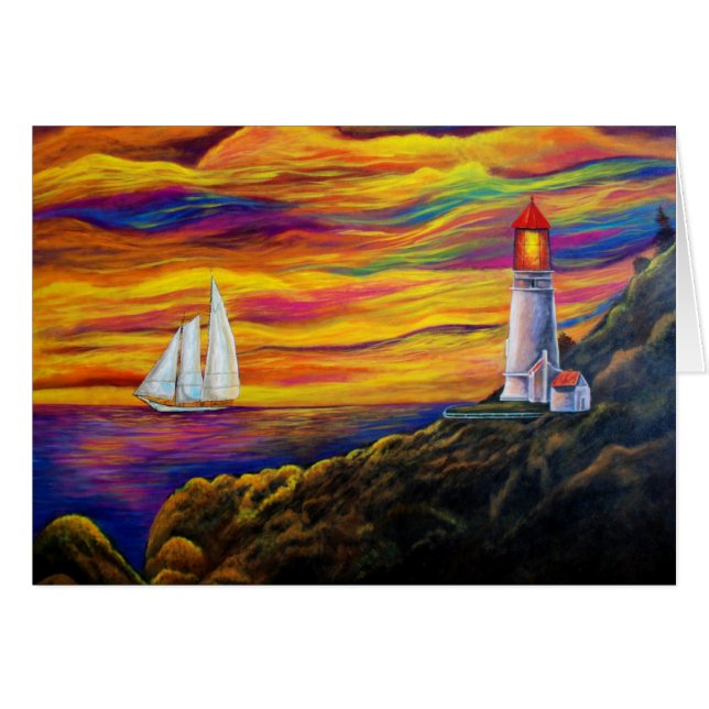 Gordon's Lighthouse Card (Vorderseite (Horizontal))