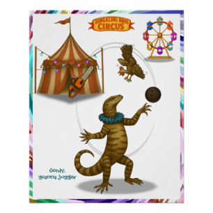 Gordy, der Goanna-Jongleur Poster
