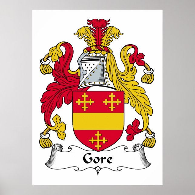 Gore Familienwappen Poster (Vorne)