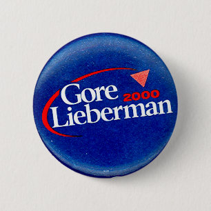 Gore-Lieberman 2000 - Knopf Button
