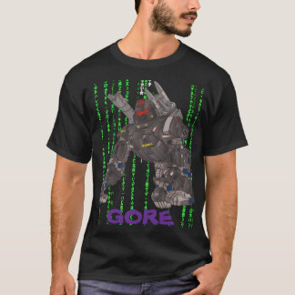 GORE LILA LOGO MATRIX SCHWARZ BY SAMURAI FEUDAL KR T-Shirt