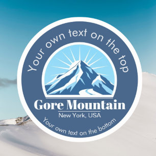 Gore Mountain, New York, NY Ski Medaille Aufkleber