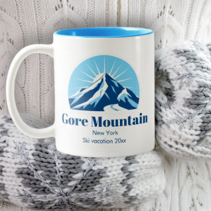 Gore Mountain New York NY Skizentrum Café Zweifarbige Tasse
