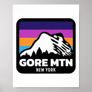 Gore Mountain New York Skifahren Snowboarden Poster