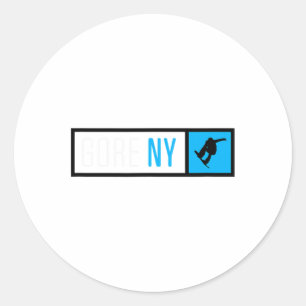 Gore Mountain New York Snowboard Box Typ Runder Aufkleber