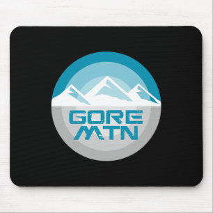 Gore Mountain Ny Grafik Vintage Snowboard Skate T- Mousepad