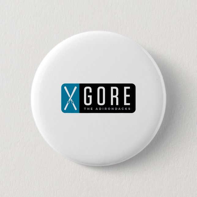 Gore Mountain Ski Button (Vorderseite)