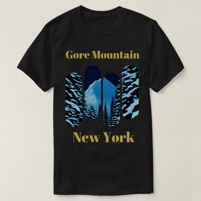 Gore Mountain Ski New York 7 T-Shirt (Design vorne)