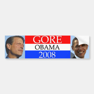GORE Obama 2008 Autoaufkleber