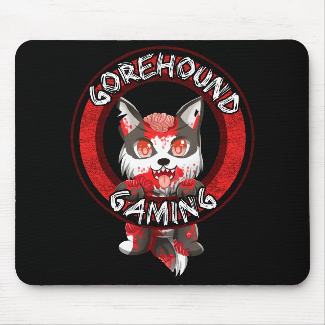 Gorehound Spiel Mousepad - Schwarzes (Vorne)