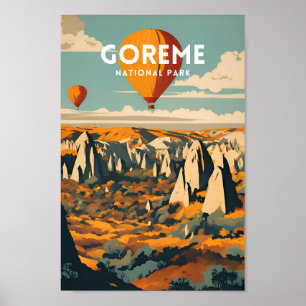 Goreme National Park Vintag Poster