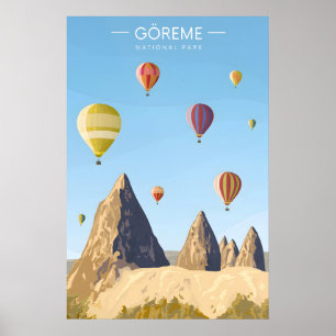 Göreme Nationalpark Türkei Reiseplakat Poster