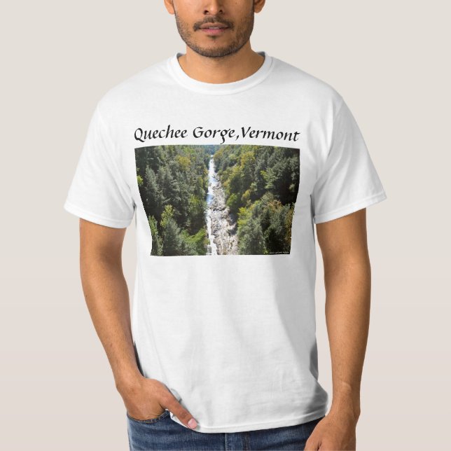 Gorge de Quechee, Vermont - T-shirt (Devant)