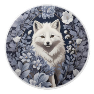 Gorgeous Arctic Fox William Morris Inspiriert Keramikknauf