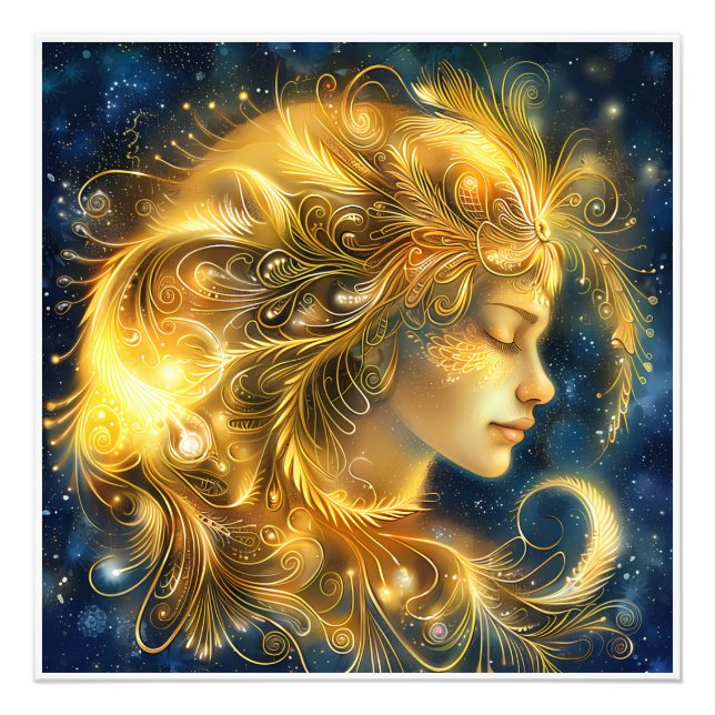 Gorgeous Astrologie Zodiac Geburtszeichen Fotodruck (Vorne)