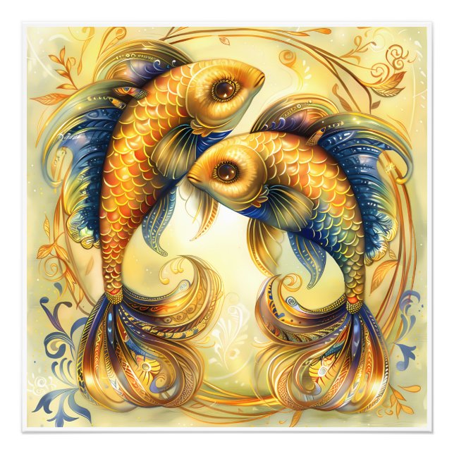 Gorgeous Astrologie Zodiac Geburtszeichen Fotodruck (Vorne)