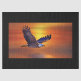 Gorgeous Bald Adler Flight Sunset Seidenpapier