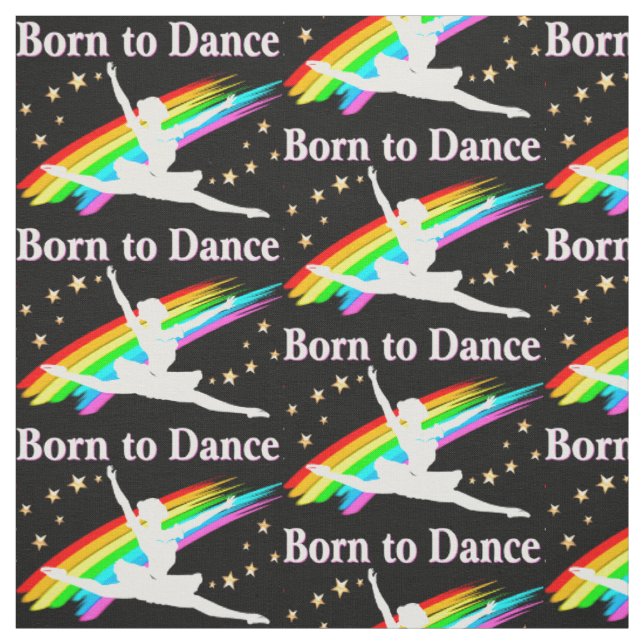 Gorgeous Ballerina und Dancer Rainbow Fabric Stoff (Muster)