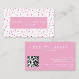 Gorgeous Beauty Lashes alle Berufe QR Code Visitenkarte