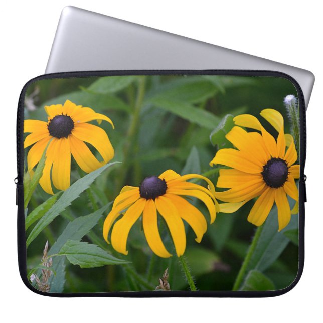Gorgeous Blackeyed Susan Laptop Sleeve (Vorderseite)