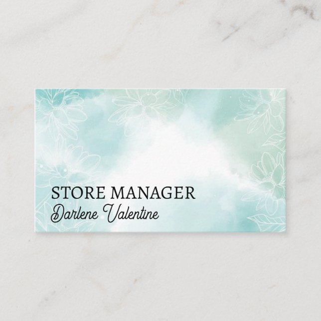 Gorgeous business cards visitenkarte (Vorderseite)