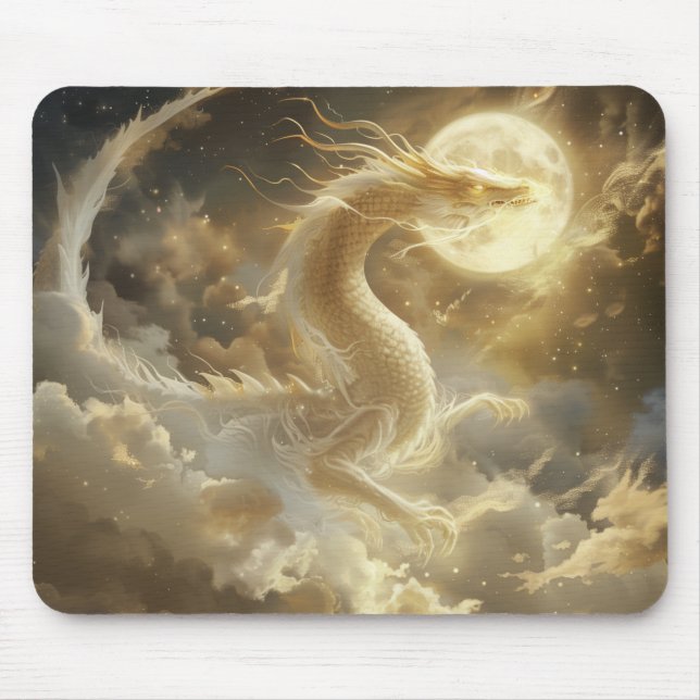 Gorgeous Celestial Dragon Mouse Pad Mousepad (Vorne)