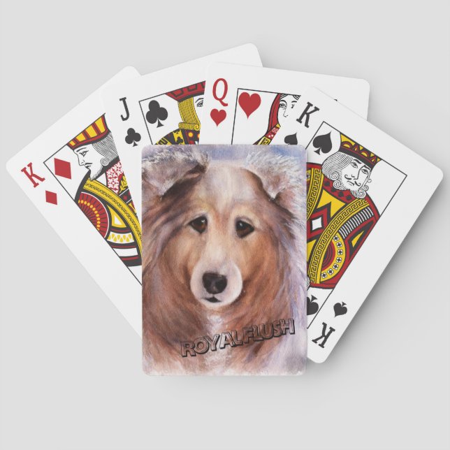 GORGEOUS COLLIE SPIELKARTEN (Rückseite)