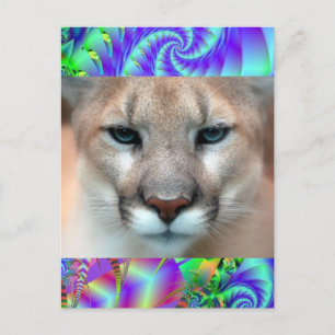 GORGEOUS COUGAR POSTKARTE