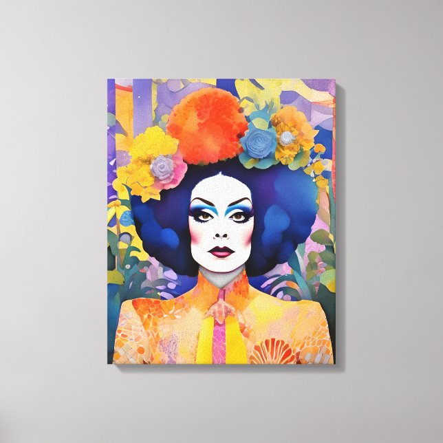 Gorgeous Drag Queen Leinwanddruck (Vorderseite)