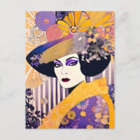 Gorgeous Drag Queen Lila Gelb