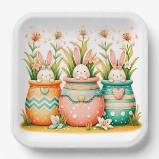 Gorgeous Easter paper plates Pappteller
