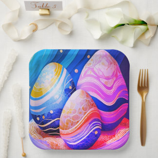 Gorgeous Easter paper plates Pappteller