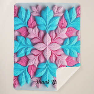 "Gorgeous floral Pattern" Sherpadecke