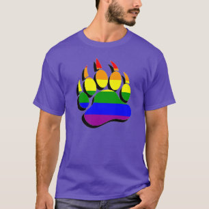 Gorgeous Gay Bear Klaue in Rainbow 3D RAISE EFFEKT T-Shirt