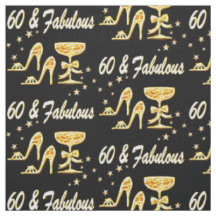 GORGEOUS GOLD 60. GEBURTSTAG STOFF