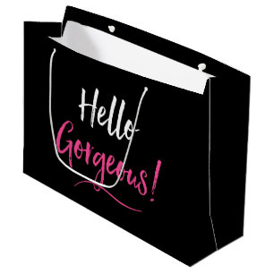 "Gorgeous" Große Geschenktüte