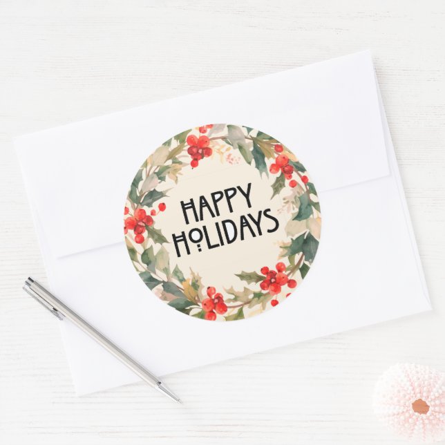 Gorgeous holiday stickers (Enveloppe)