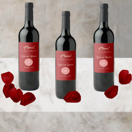 Gorgeous Mehndi Weinetikett