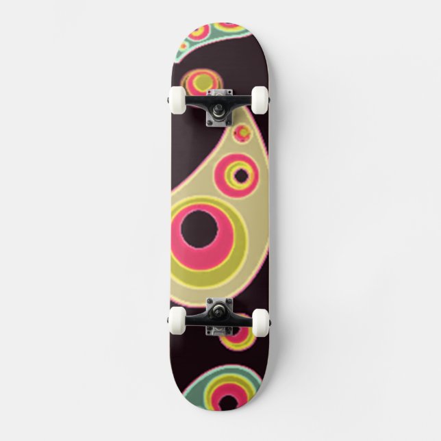 GORGEOUS MULTI SWIRL SKATEBOARD (Vorderseite)
