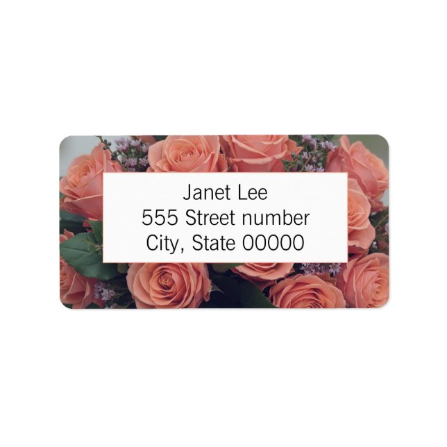 Gorgeous one of a-kind address labels adressaufkleber (Vorne)