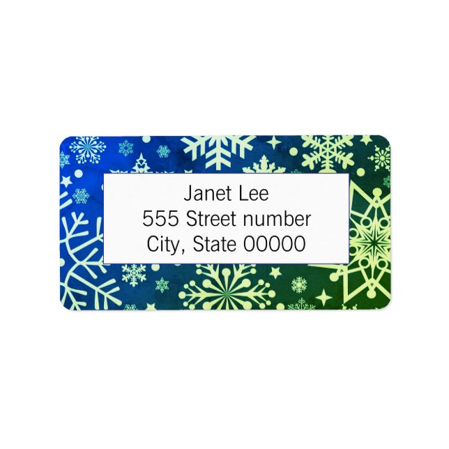 Gorgeous one of a-kind address labels adressaufkleber (Vorne)