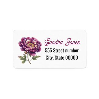 Gorgeous one of a-kind address labels adressaufkleber