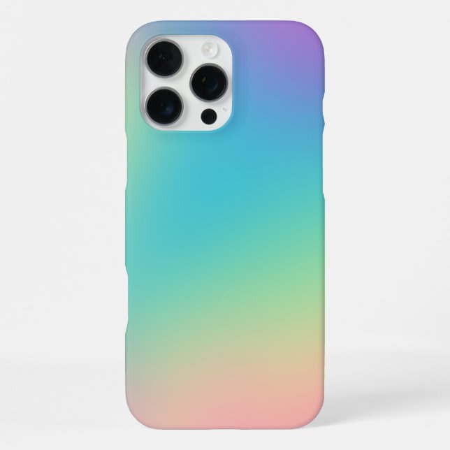 Gorgeous Rainbow Gradient iPhone 16 Pro Max Hülle (Rückseite)