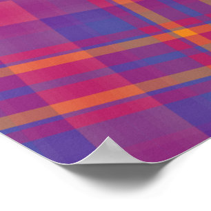 Gorgeous Scottish Tartan Poster