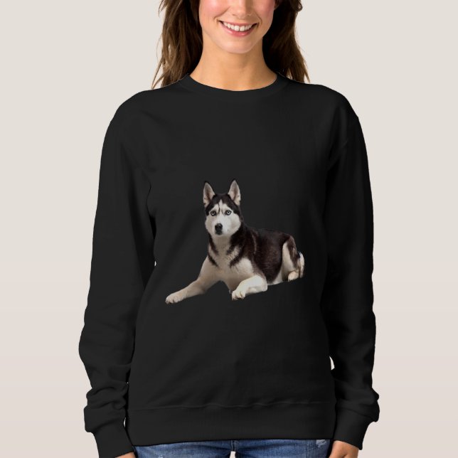 Gorgeous Siberian Husky Sweatshirt (Vorderseite)